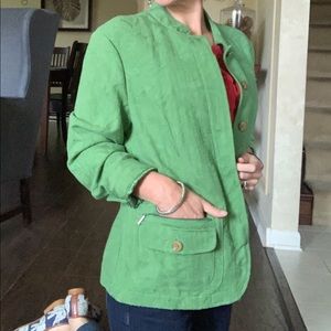 Coldwater Creek jacquard utility jacket